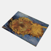 Zonnebloemen van Vincent Van Gogh Deurmat (Schuin)