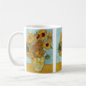 Zonnebloemen van Vincent Van Gogh Koffiemok (Links)