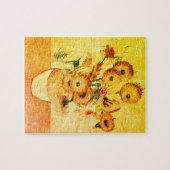  zonnebloemen van Vincent van Gogh Legpuzzel (Horizontaal)