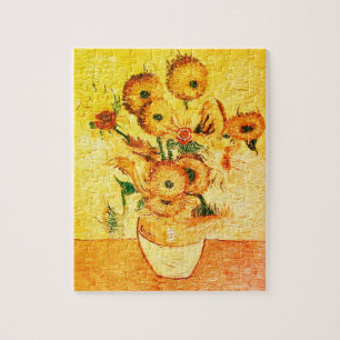 zonnebloemen van Vincent van Gogh Legpuzzel