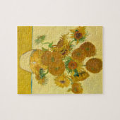 Zonnebloemen van Vincent Van Gogh Legpuzzel (Horizontaal)