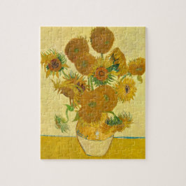 Zonnebloemen van Vincent Van Gogh Legpuzzel