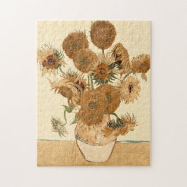  zonnebloemen van Vincent van Gogh Legpuzzel