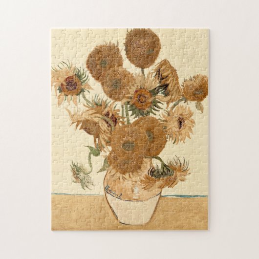  zonnebloemen van Vincent van Gogh Legpuzzel (Verticaal)