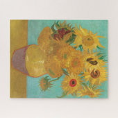 Zonnebloemen van Vincent Van Gogh Legpuzzel (Horizontaal)