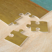 Zonnebloemen van Vincent Van Gogh Legpuzzel (Zijkant)