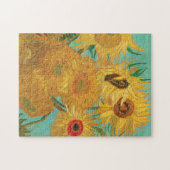 Zonnebloemen van Vincent Van Gogh Legpuzzel (Horizontaal)