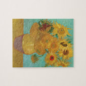Zonnebloemen van Vincent Van Gogh Legpuzzel (Horizontaal)