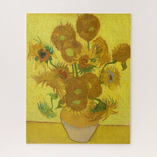Zonnebloemen van Vincent van Gogh Legpuzzel (Verticaal)