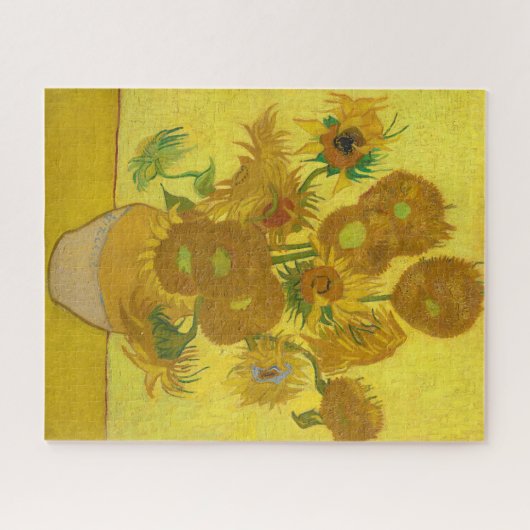 Zonnebloemen van Vincent van Gogh Legpuzzel (Horizontaal)