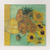 Zonnebloemen van Vincent Van Gogh Legpuzzel (Horizontaal)