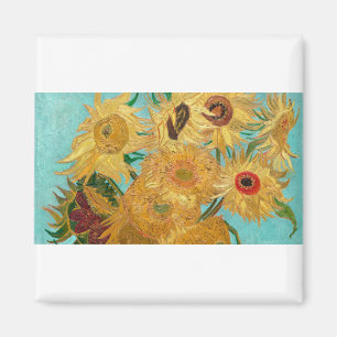 Zonnebloemen van Vincent van Gogh Magneet