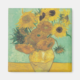 Zonnebloemen van Vincent Van Gogh Magneet