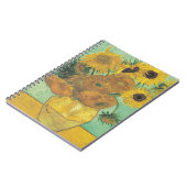 Zonnebloemen van Vincent Van Gogh Notitieboek (Linkerzijde)