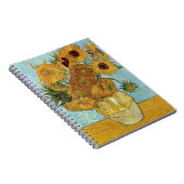 Zonnebloemen van Vincent Van Gogh Notitieboek (Rechterzijde)