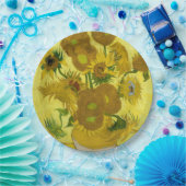 Zonnebloemen van Vincent Van Gogh Papieren Bordje (Feest)