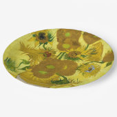 Zonnebloemen van Vincent Van Gogh Papieren Bordje (Gekanteld)