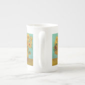 Zonnebloemen van Vincent Van Gogh Porselein Kop (Achterkant)