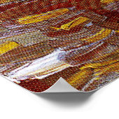 Zonnebloemen van Vincent Van Gogh Poster (Hoek)