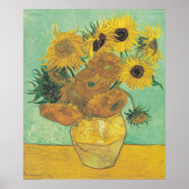 Zonnebloemen van Vincent Van Gogh Poster