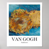 Zonnebloemen van Vincent Van Gogh Poster (Voorkant)