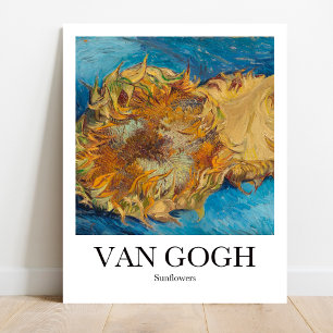 Zonnebloemen van Vincent Van Gogh Poster