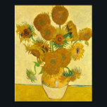 Zonnebloemen van Vincent Van Gogh Poster<br><div class="desc">Zonnebloemen van Vincent Van Gogh</div>