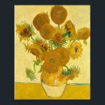 Zonnebloemen van Vincent Van Gogh Poster<br><div class="desc">Zonnebloemen van Vincent Van Gogh</div>