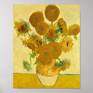 Zonnebloemen van Vincent Van Gogh Poster