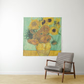 Zonnebloemen van Vincent Van Gogh Wandkleed (In situ)