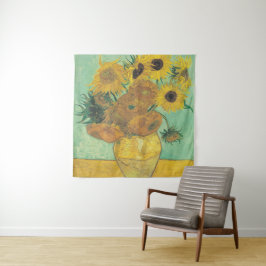Zonnebloemen van Vincent Van Gogh Wandkleed