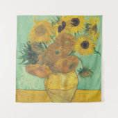 Zonnebloemen van Vincent Van Gogh Wandkleed (Voorkant)