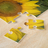 Zonnebloemen Veldoogvest Landfoto Legpuzzel (Zijkant)