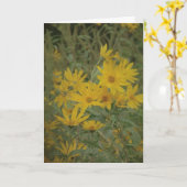 Zonnebloemen, Verjaardag Kaart (Gele Bloem)