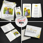 Zonnebloemen Viering van het begrafenisherdenkings Kaart