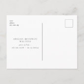 Zonnebloemen viering van het leven uitnodiging (Achterkant)