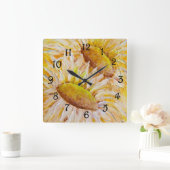 Zonnebloemen Vierkante Klok (Huis)