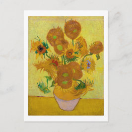 Zonnebloemen, Vincent van Gogh, 1889 Briefkaart