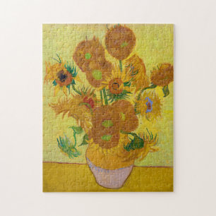 Zonnebloemen, Vincent van Gogh, 1889 Legpuzzel
