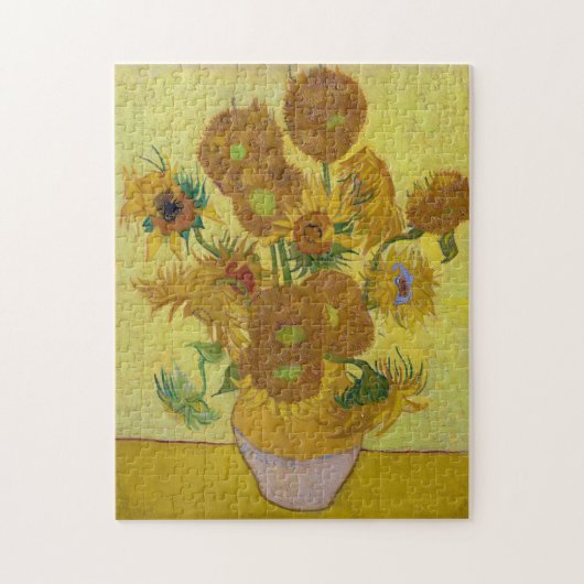 Zonnebloemen, Vincent van Gogh, 1889 Legpuzzel (Verticaal)