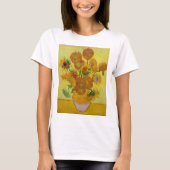 Zonnebloemen, Vincent van Gogh, 1889 T-shirt (Voorkant)