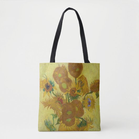 Zonnebloemen, Vincent van Gogh, 1889 Tote Bag (Voorkant)