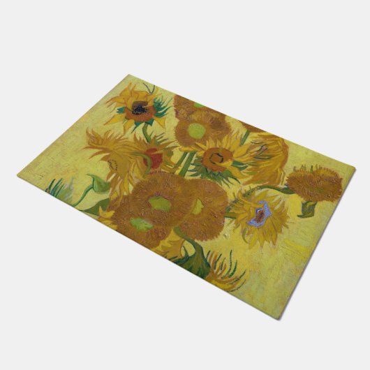 Zonnebloemen, Vincent van Gogh Deurmat (Schuin)