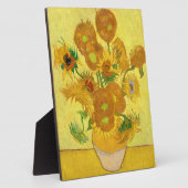 Zonnebloemen, Vincent van Gogh Fotoplaat (Zijkant)
