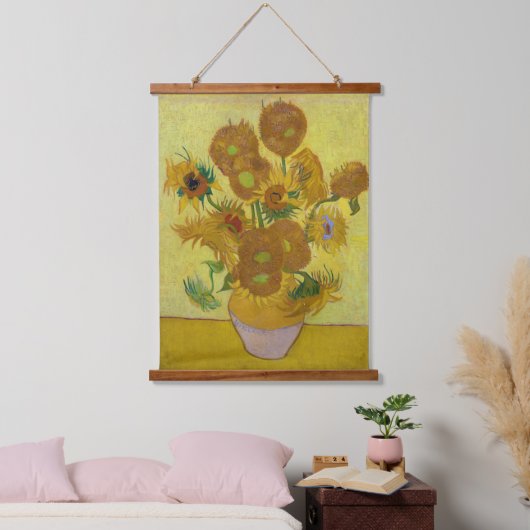 Zonnebloemen, Vincent van Gogh Hangend Wandkleed (Slaapkamer)
