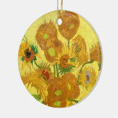 Zonnebloemen, Vincent van Gogh Keramisch Ornament (Links)