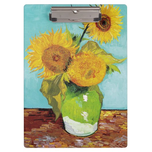 Zonnebloemen Vincent van Gogh   Klembord (Voorkant)