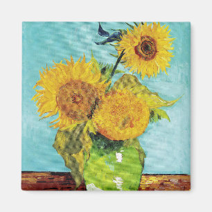 Zonnebloemen Vincent van Gogh  Magneet