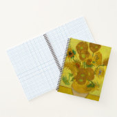 Zonnebloemen - Vincent van Gogh Notitieboek (Binnen)