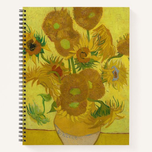 Zonnebloemen - Vincent van Gogh Notitieboek (Voorkant)